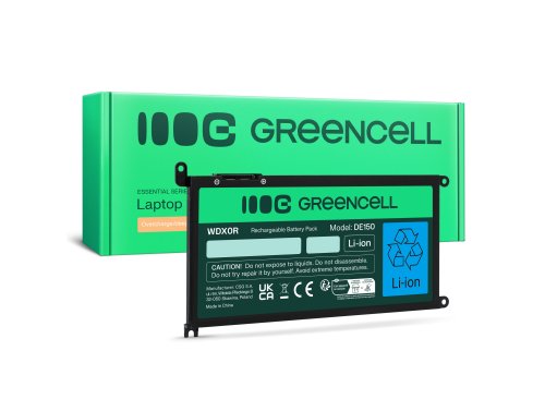 Green Cell Bateria WDX0R WDXOR para Dell Inspiron 13 5368 5378 5379 15 5565 5567 5568 5570 17 5765 5767 5770 Vostro 5468 5568