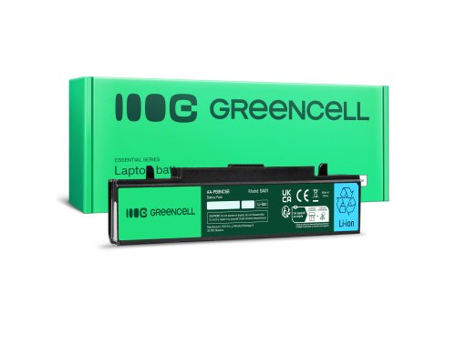 Green Cell Bateria AA-PB9NC6B AA-PB9NS6B para Samsung R519 R522 R525 R530 R540 R580 R620 R780 RV510 RV511 NP300E5A NP350V5C