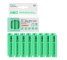 16x Pilhas recarregáveis AAA R3 950mAh Ni-MH Baterias Green Cell