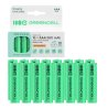 16x Pilhas recarregáveis AAA R3 950mAh Ni-MH Baterias Green Cell