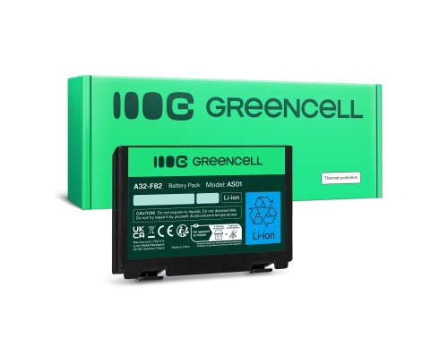 Green Cell Bateria A32-F82 A32-F52 para Asus K50 K50I K50ID K50IJ K50IN K50IP K50C K70 K70IJ K70IO K40 K40IJ K51AC