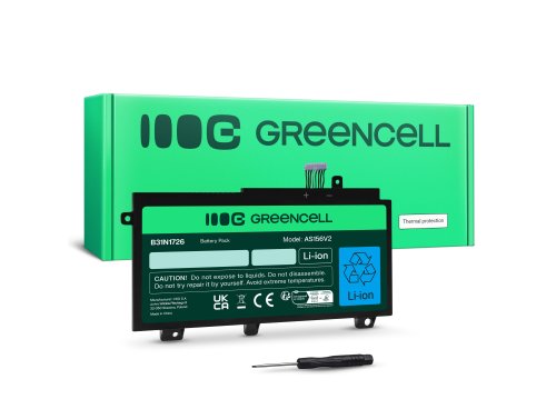 Green Cell Bateria B31N1726 para Asus TUF Gaming FX504 FX504G FX505 FX505D FX505G A15 FA506 A17 FA706