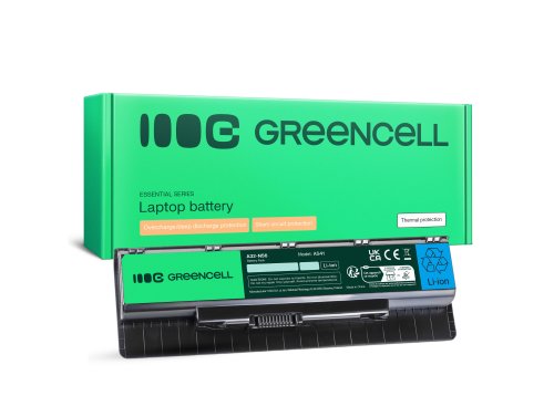 Green Cell Bateria A32-N56 para Asus N56 N56JR N56V N56VB N56VJ N56VM N56VZ N76 N76V N76VB N76VJ N76VZ N46 N46JV G56JR