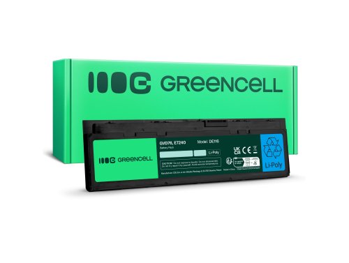 Green Cell Bateria GVD76 F3G33 para Dell Latitude E7240 E7250