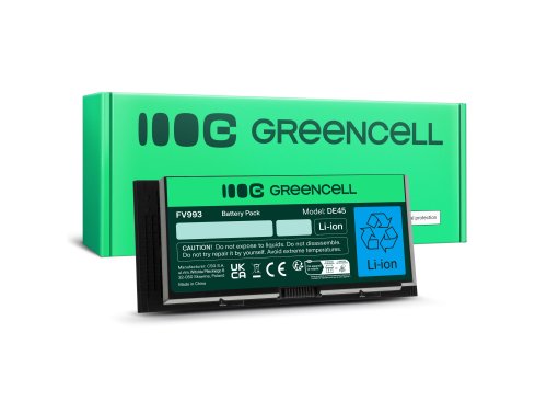 Green Cell Bateria FV993 FJJ4W PG6RC R7PND para Dell Precision M4600 M4700 M4800 M6600 M6700 M6800