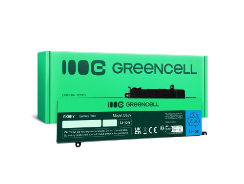 Green Cell Bateria GK5KY para Dell Inspiron 11 3147 3148 3152 3153 3157 3158 13 7347 7348 7352 7353 7359 15 7568