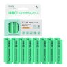16x Pilhas recarregáveis AA R6 2600mAh Ni-MH Baterias Green Cell